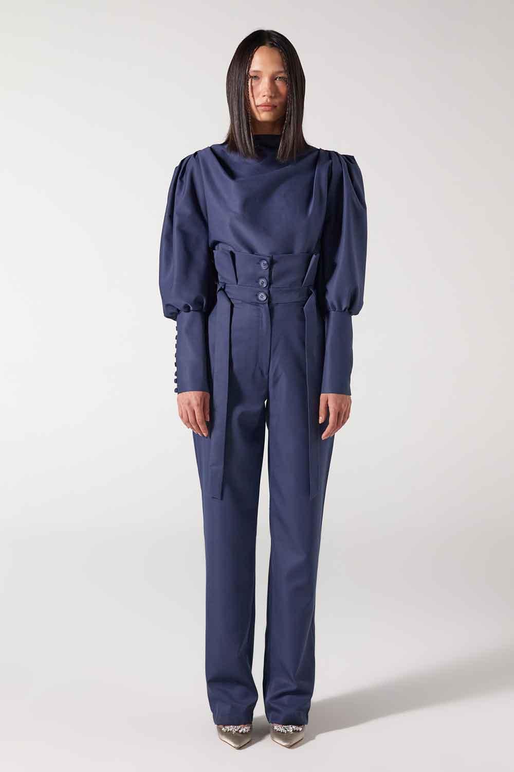 Wabi Sabi-Mbç Pasifik Mavisi Vatkalı Top-Top-3-Milagron.com