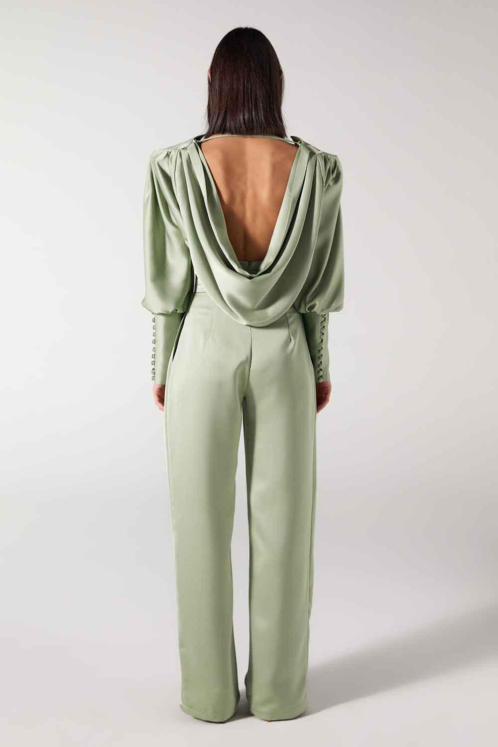 Wabi Sabi-Mbç Su Yeşilil Pantolon-Pantolon-5-Milagron.com