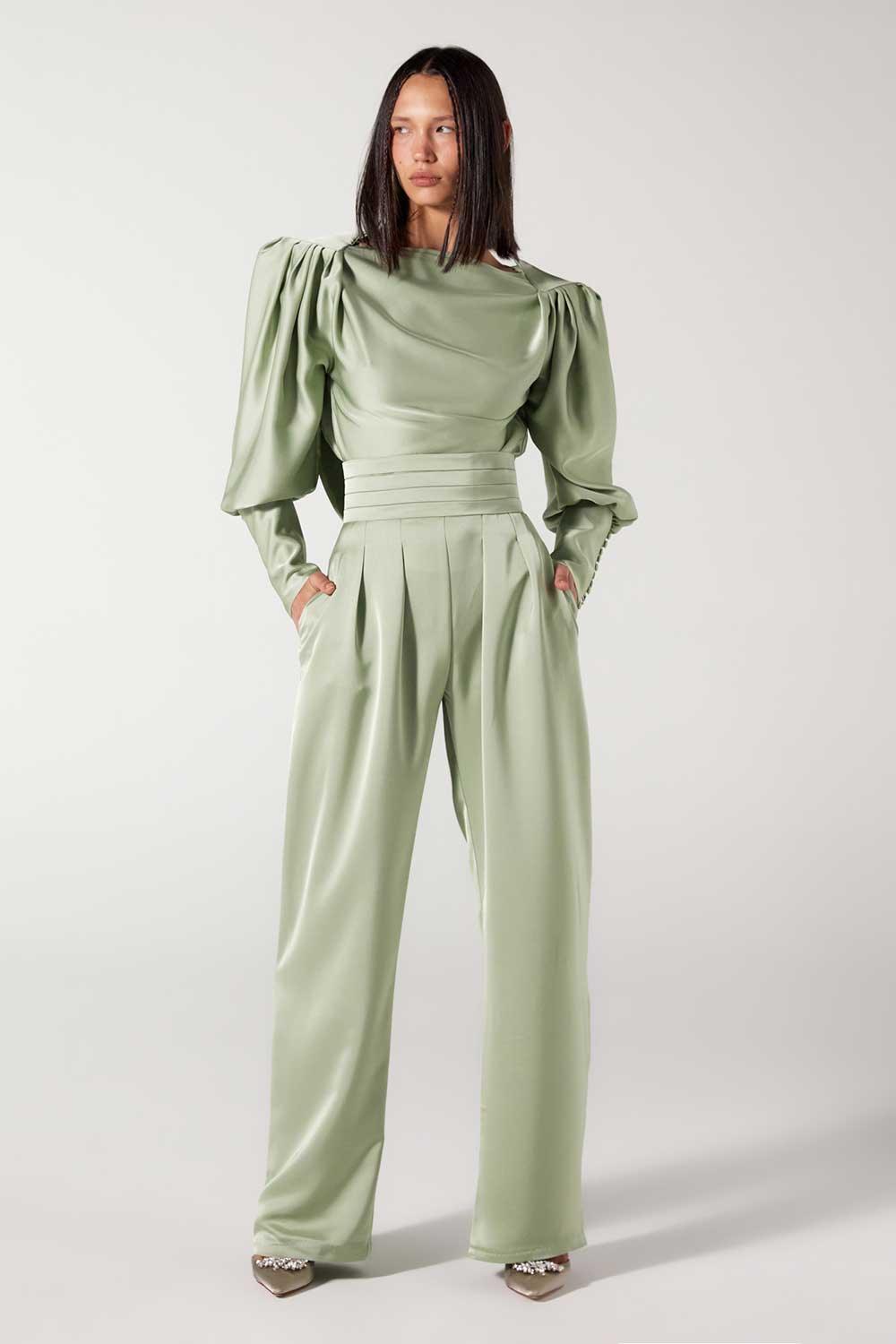 Wabi Sabi-Mbç Yeşil Vatkalı Top-Top-1-Milagron.com