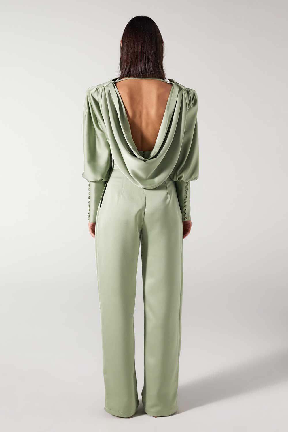 Wabi Sabi-Mbç Yeşil Vatkalı Top-Top-2-Milagron.com