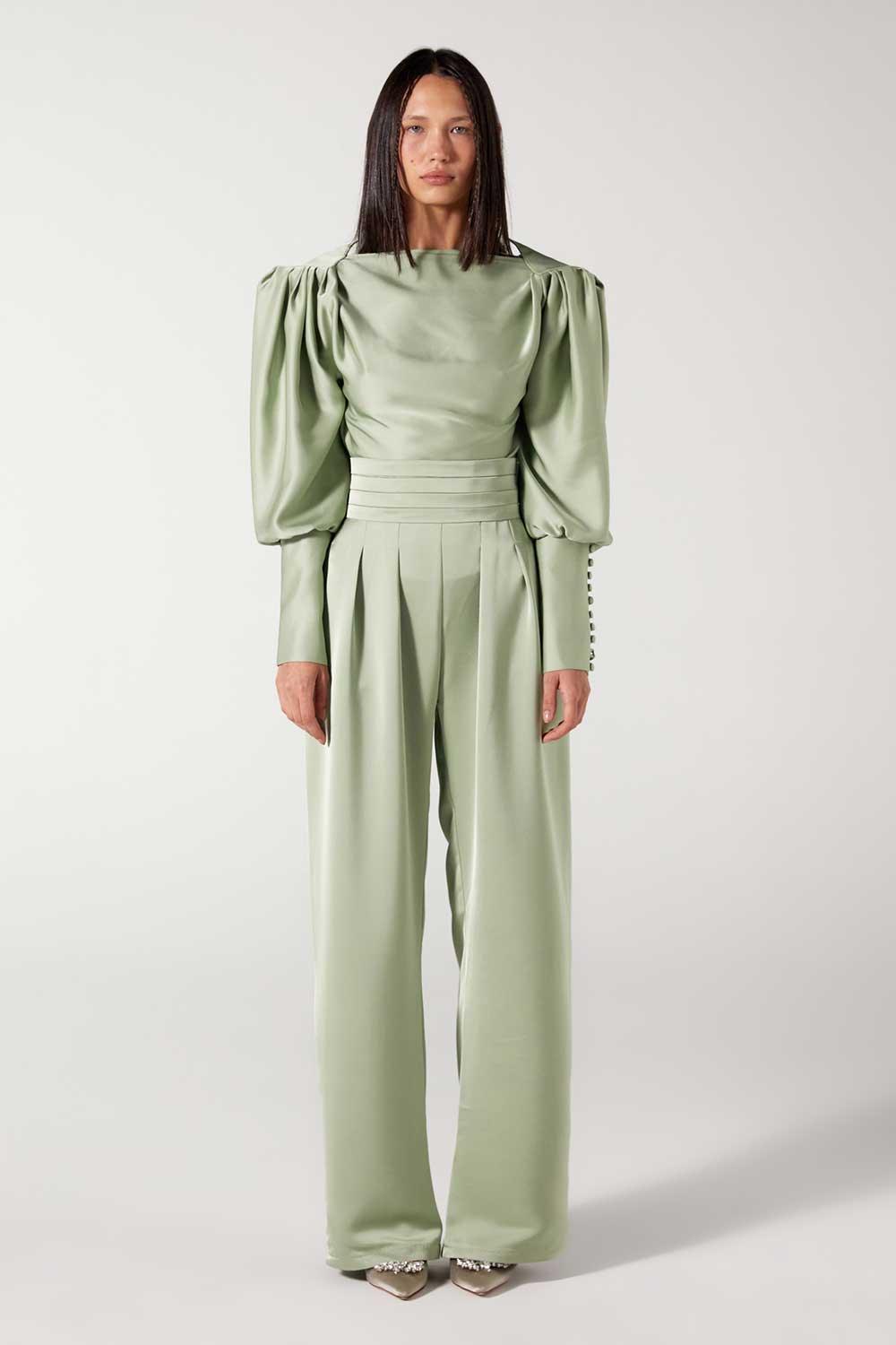 Wabi Sabi-Mbç Yeşil Vatkalı Top-Top-3-Milagron.com