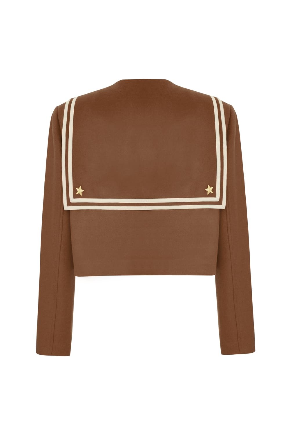 Wabi Sabi-Sail Crop Taba Kaşmir Ceket-Ceket-2-Milagron.com