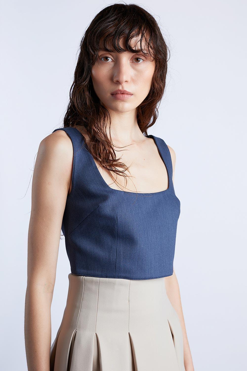 Wabi Sabi-Sail Mavi Büstiyer-Top-2-Milagron.com