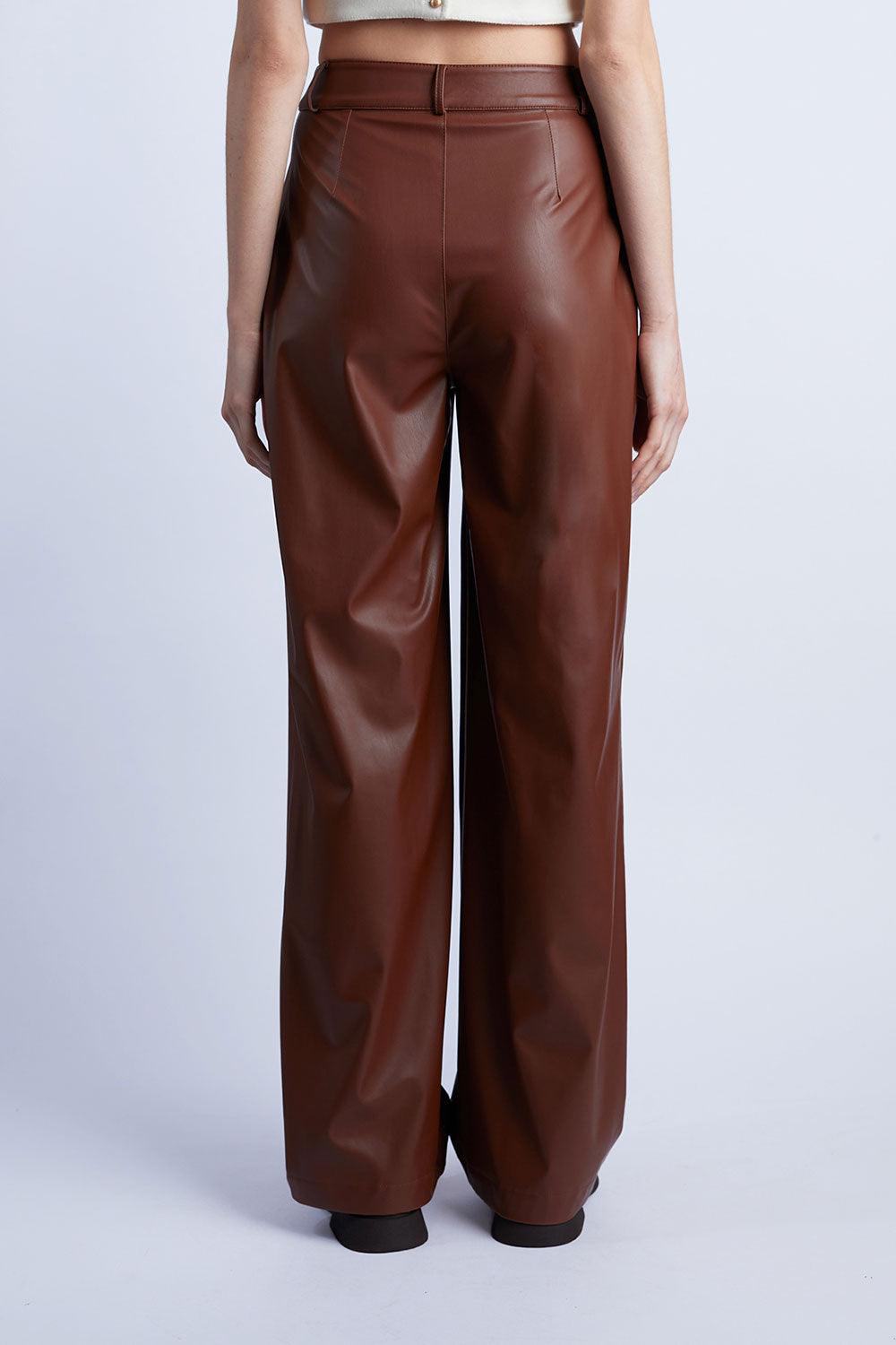 Wabi Sabi-Sheryl Taba Deri Pantolon-Deri Pantolon-5-Milagron.com