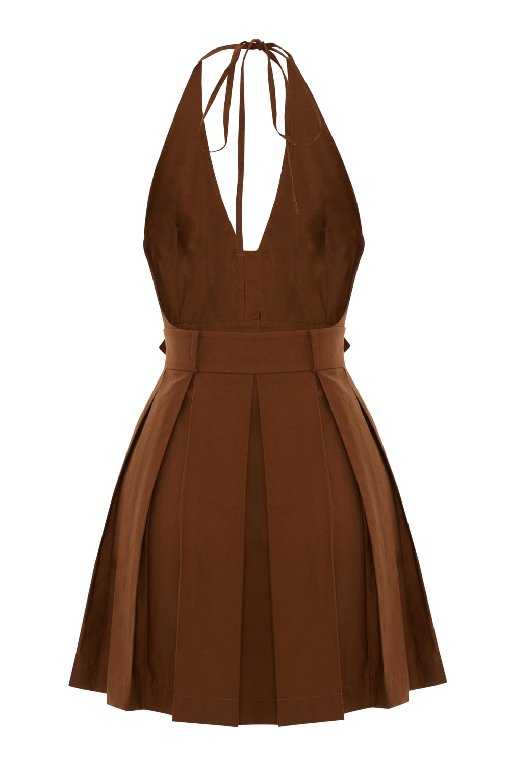 Wabi Sabi-Sole Kahverengi Elbise-Elbise-2-Milagron.com