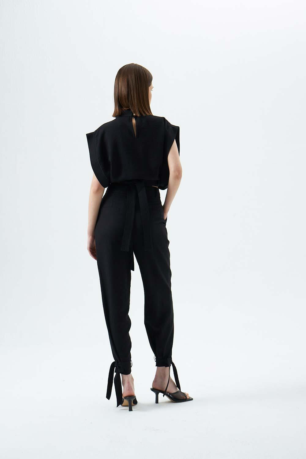 Wabi Sabi-Tyra Siyah Pantolon-Pantolon-3-Milagron.com