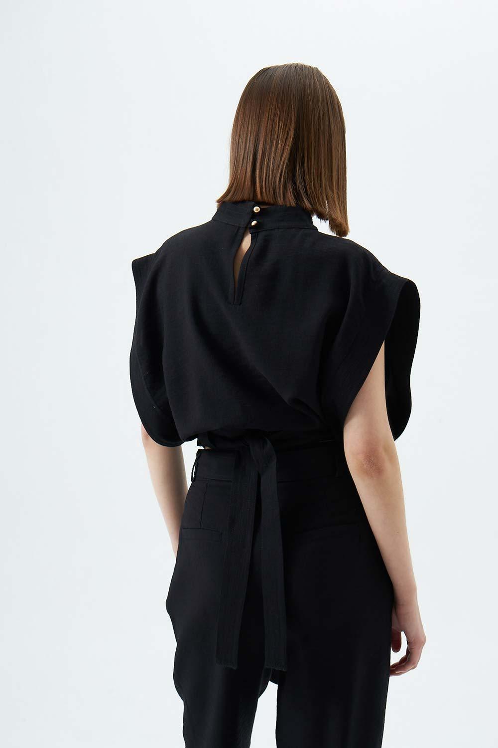 Wabi Sabi-Tyra Top Siyah-Top-4-Milagron.com