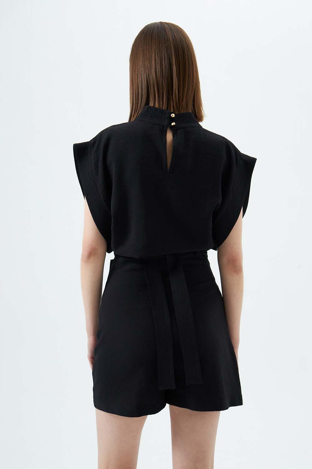 Wabi Sabi-Tyra Top Siyah-Top-8-Milagron.com