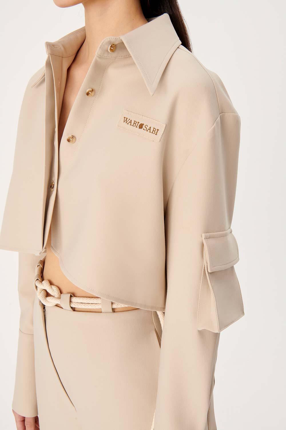 Wabi Sabi-Vento Bej Gömlek-Gömlek-4-Milagron.com