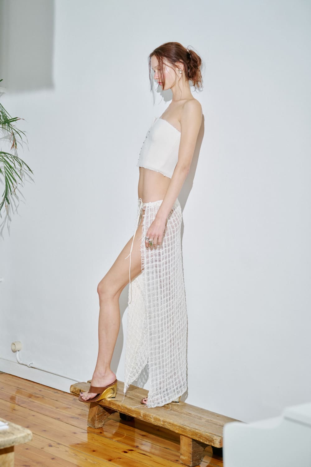 Dissonance Asimetrik File Pareo Etek - 2