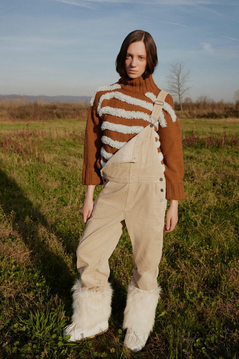 Wayt-Jupiter Kahve Tüylü El Örgüsü Kazak-Kazak & Triko-5-Milagron.com