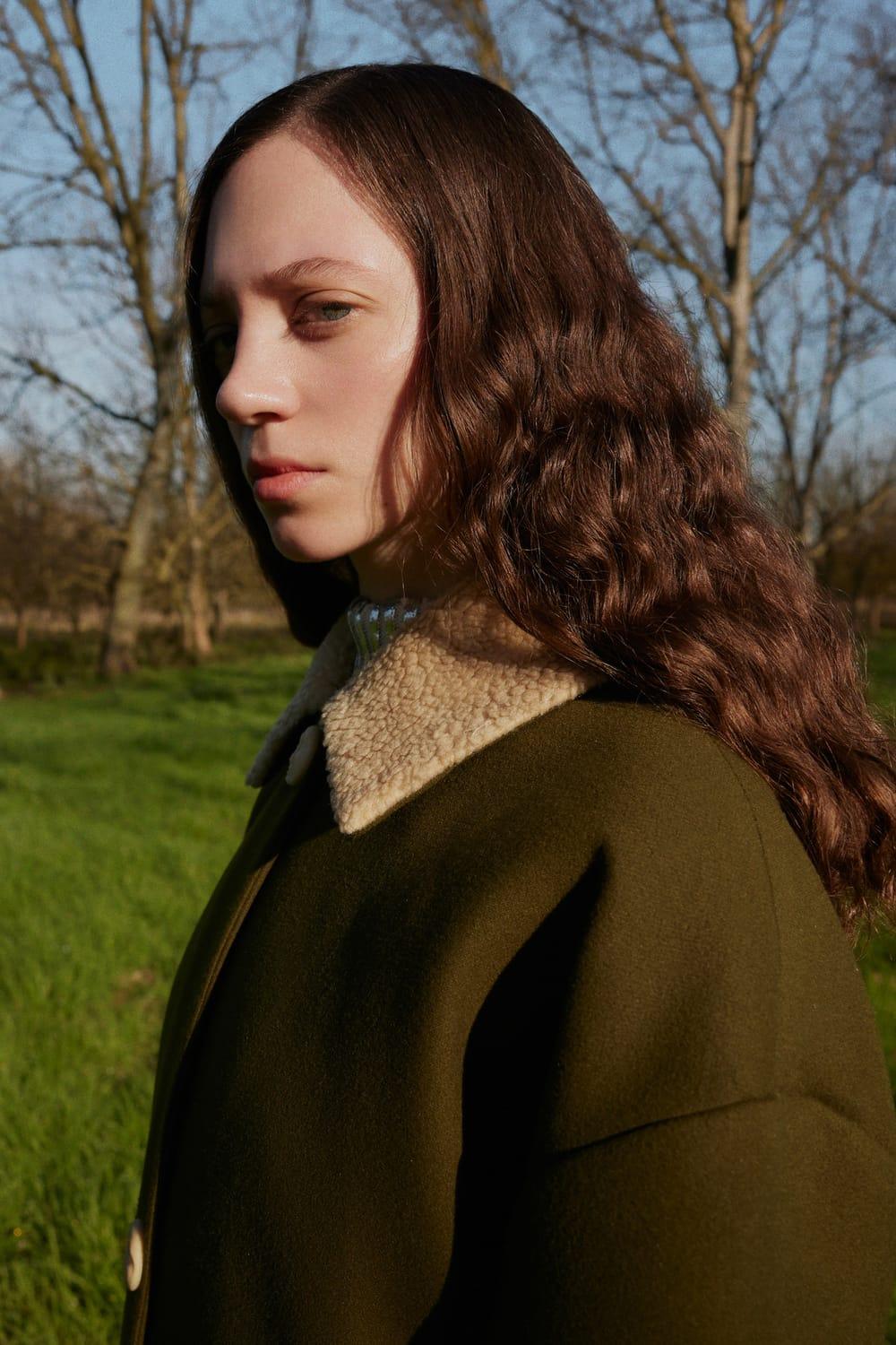 Wayt-Man In The Moon Ay Düğmeli Yeşil Palto-Kaban-7-Milagron.com