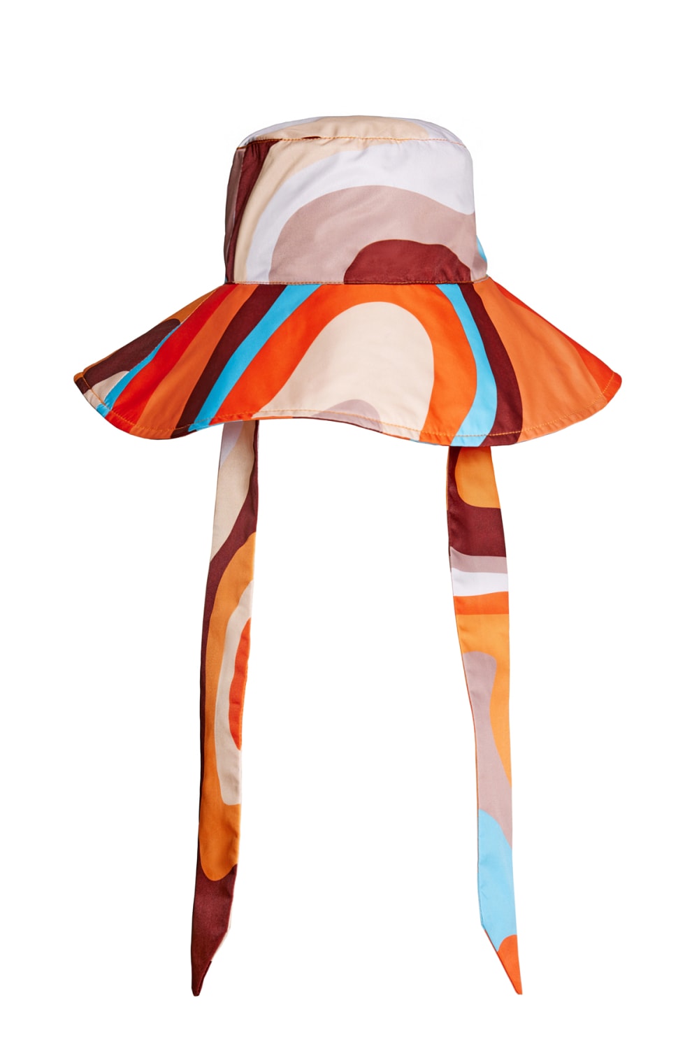 Wayt-Mars İzohips Desenli Renkli Kova Şapka-Bucket Hat-1-Milagron.com