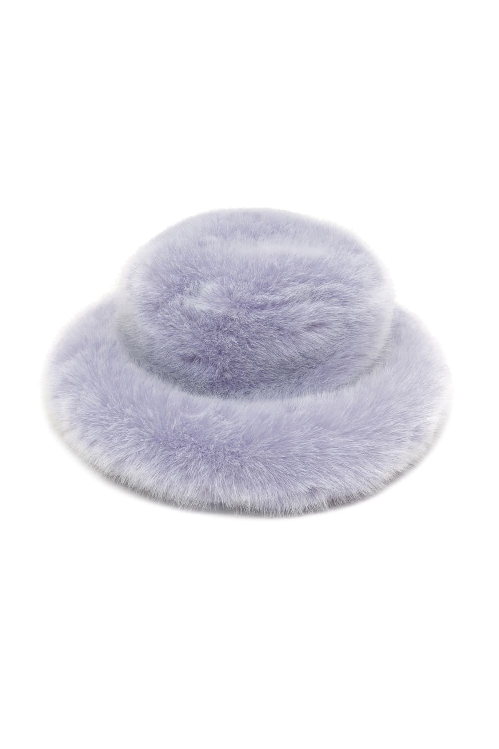 Wayt-Neptune Lila Suni Kürk Şapka-Bucket Hat-1-Milagron.com