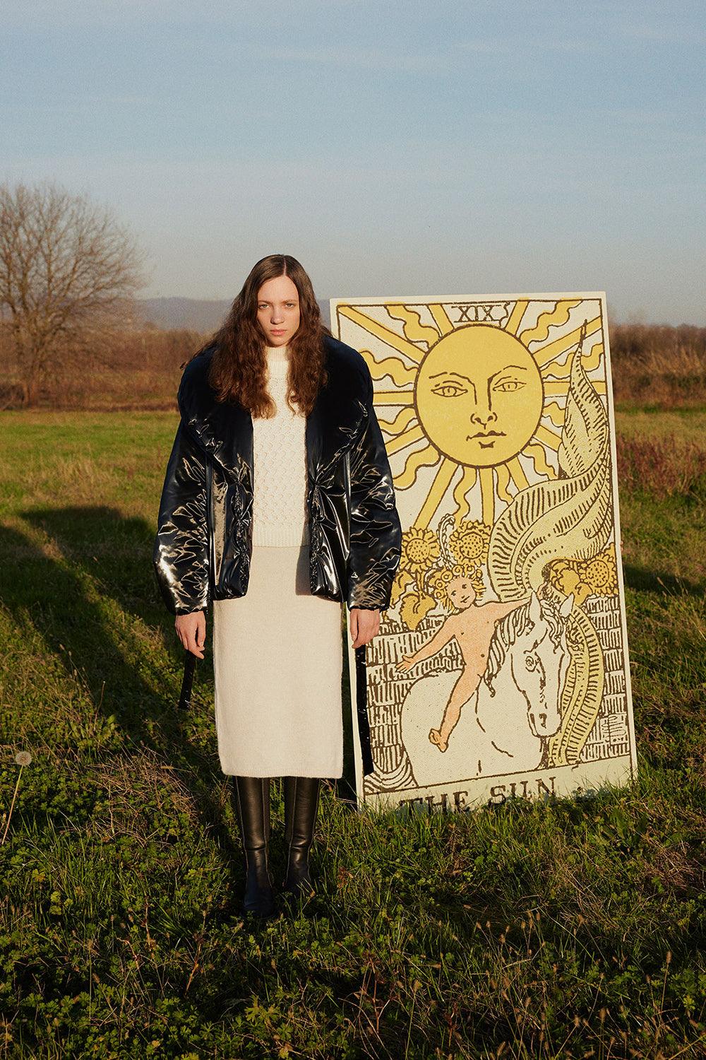 Wayt-Supermassive Black Hole Parlak Siyah Şişme Mont-Mont-4-Milagron.com