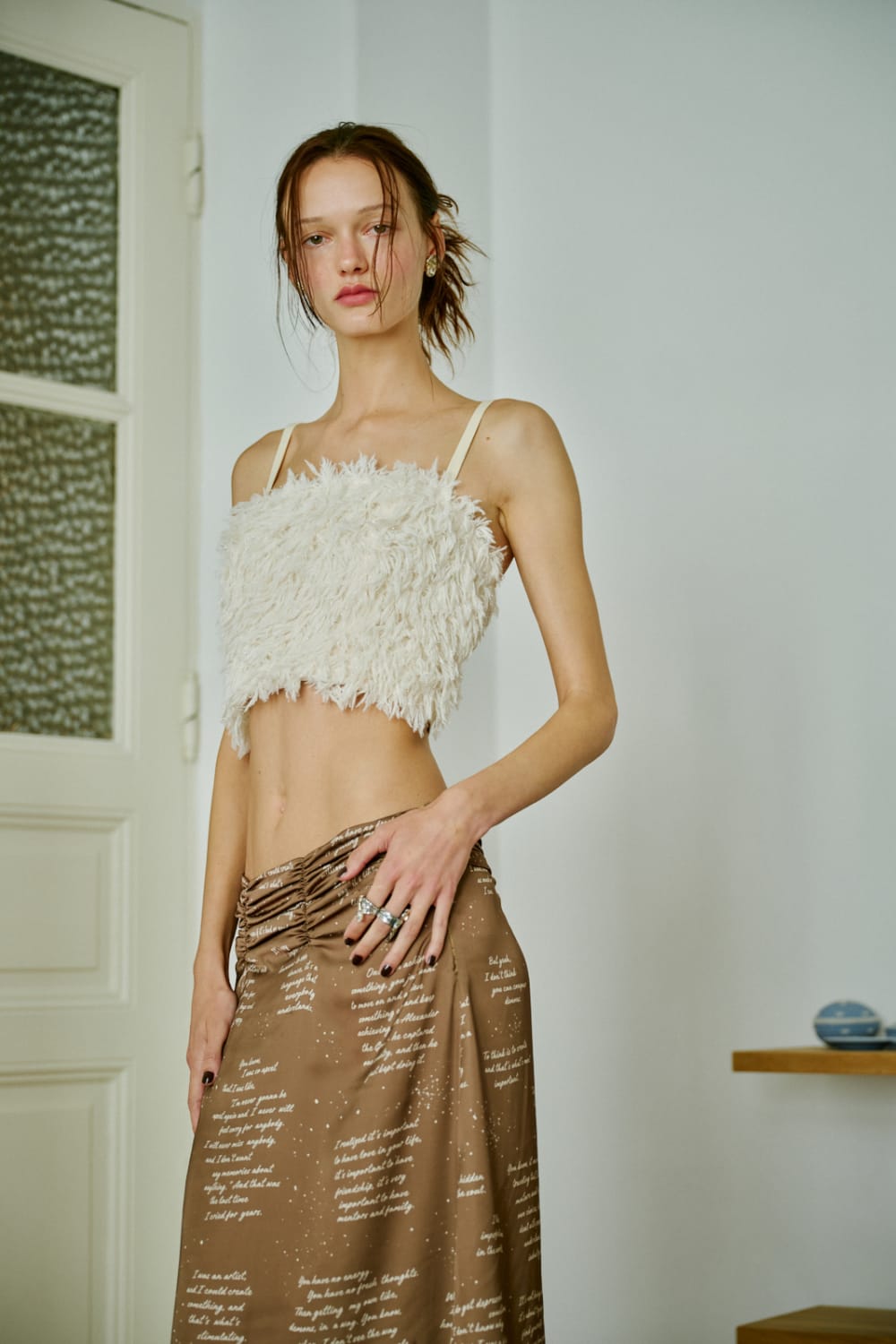 The Royal Ballet Tüy Dokulu Lureksli Sırtı Açık Üst - 0