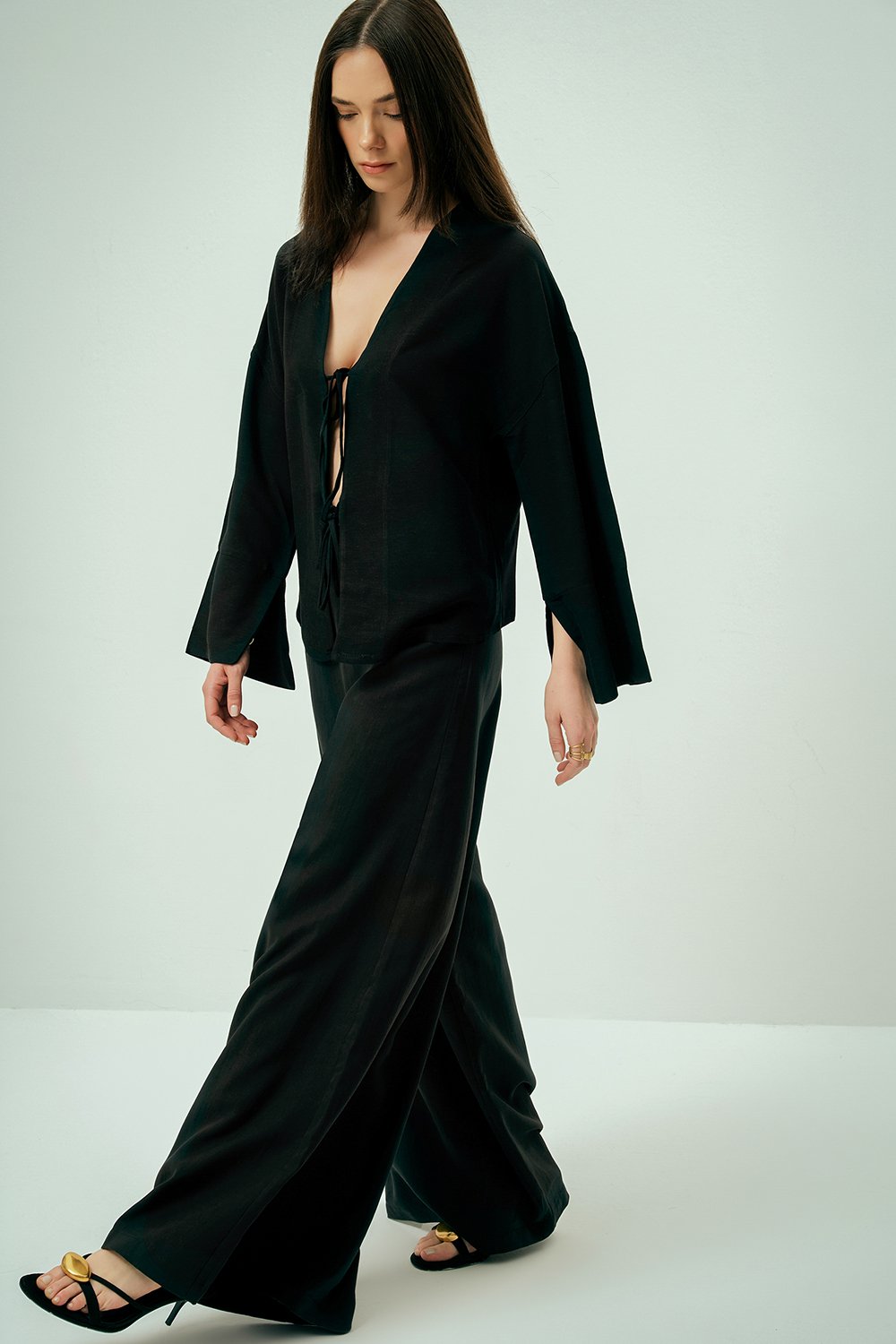 Wear Three Points-Glow Keten Gömlek-Gömlek-2-Milagron.com