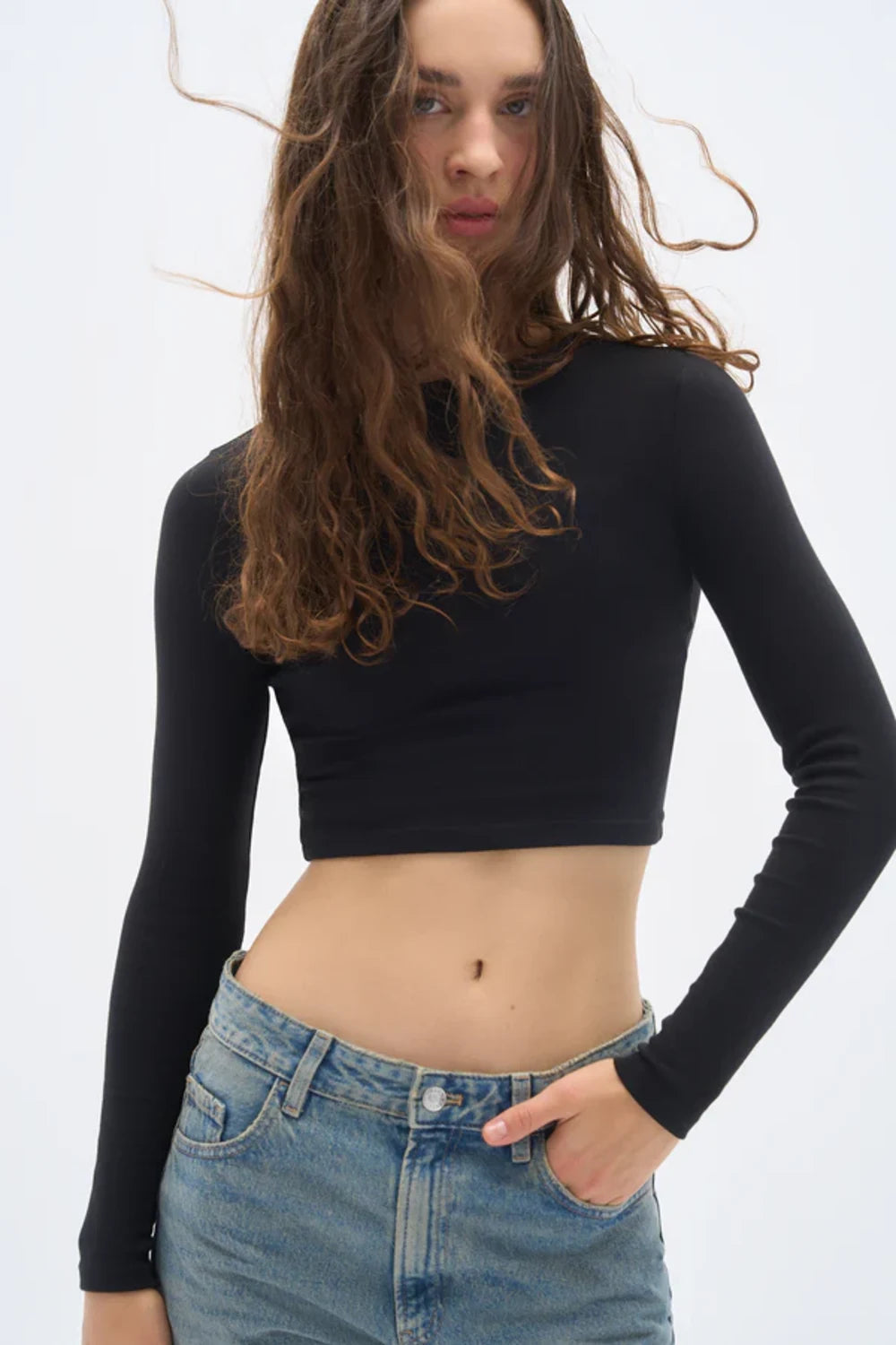 Wear Three Points-Pulse Basic Uzun Kollu T-shirt-T-Shirts-2-Milagron.com