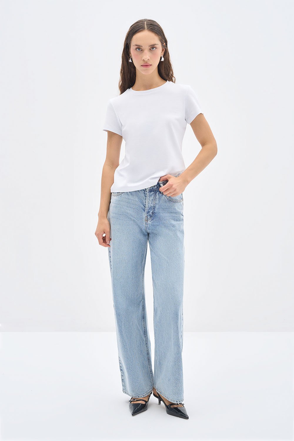 Wear Three Points-White Ribana T-shirt-T-Shirts-1-Milagron.com