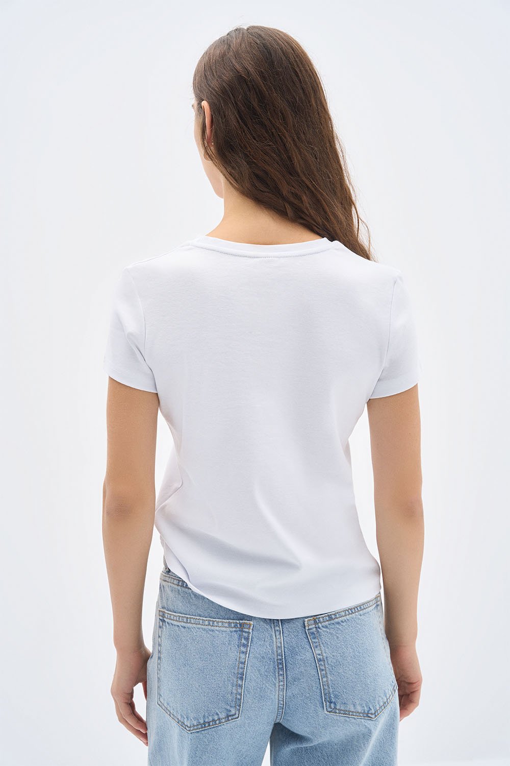 Wear Three Points-White Ribana T-shirt-T-Shirts-4-Milagron.com