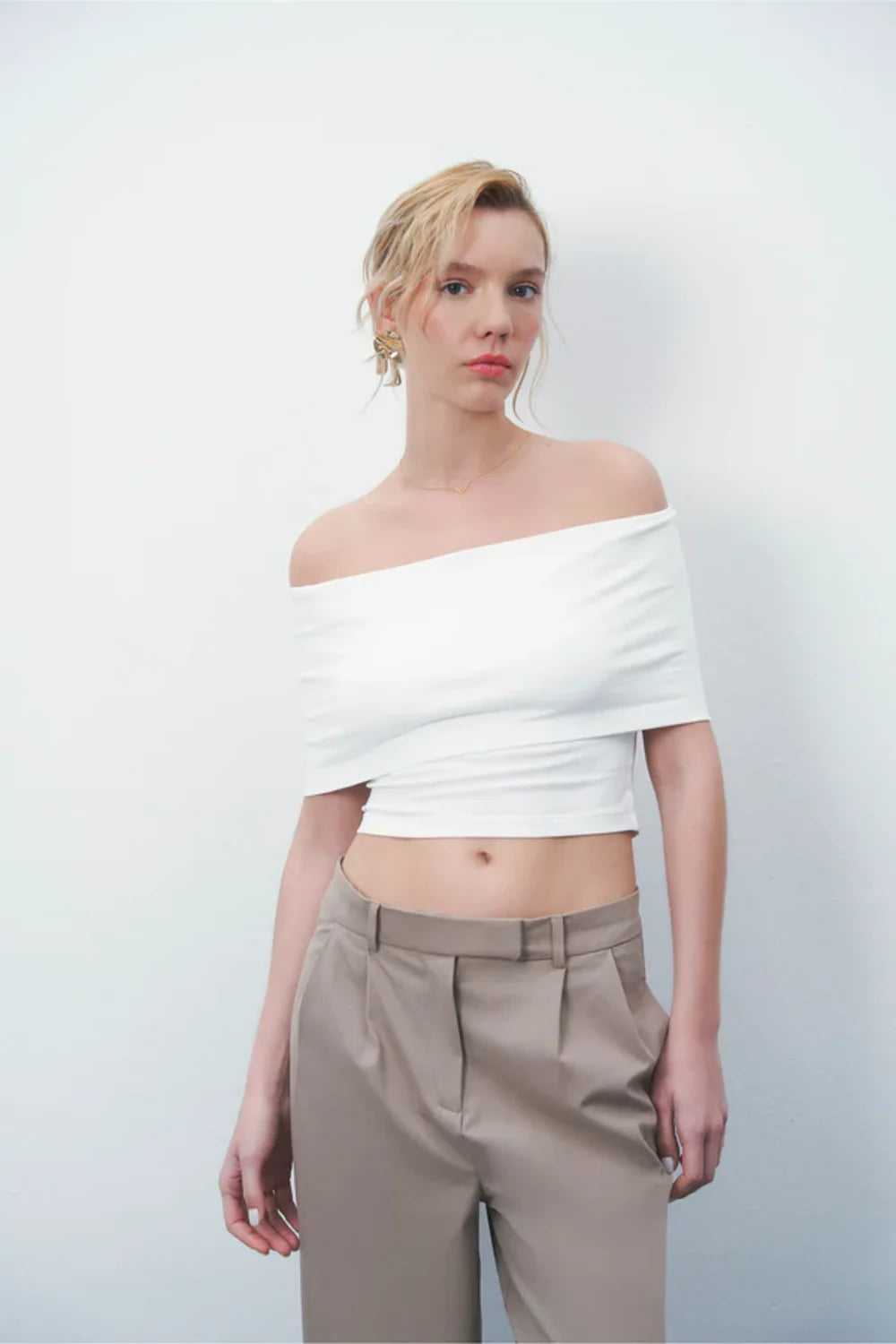 Wear Three Points-Whi̇te Swan Top-Top-1-Milagron.com