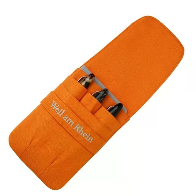 Weil Am Rhein-Triple Plus Serisi 3'lü Kalem Kılıfı Orange-Kalem Çantası-3-Milagron.com