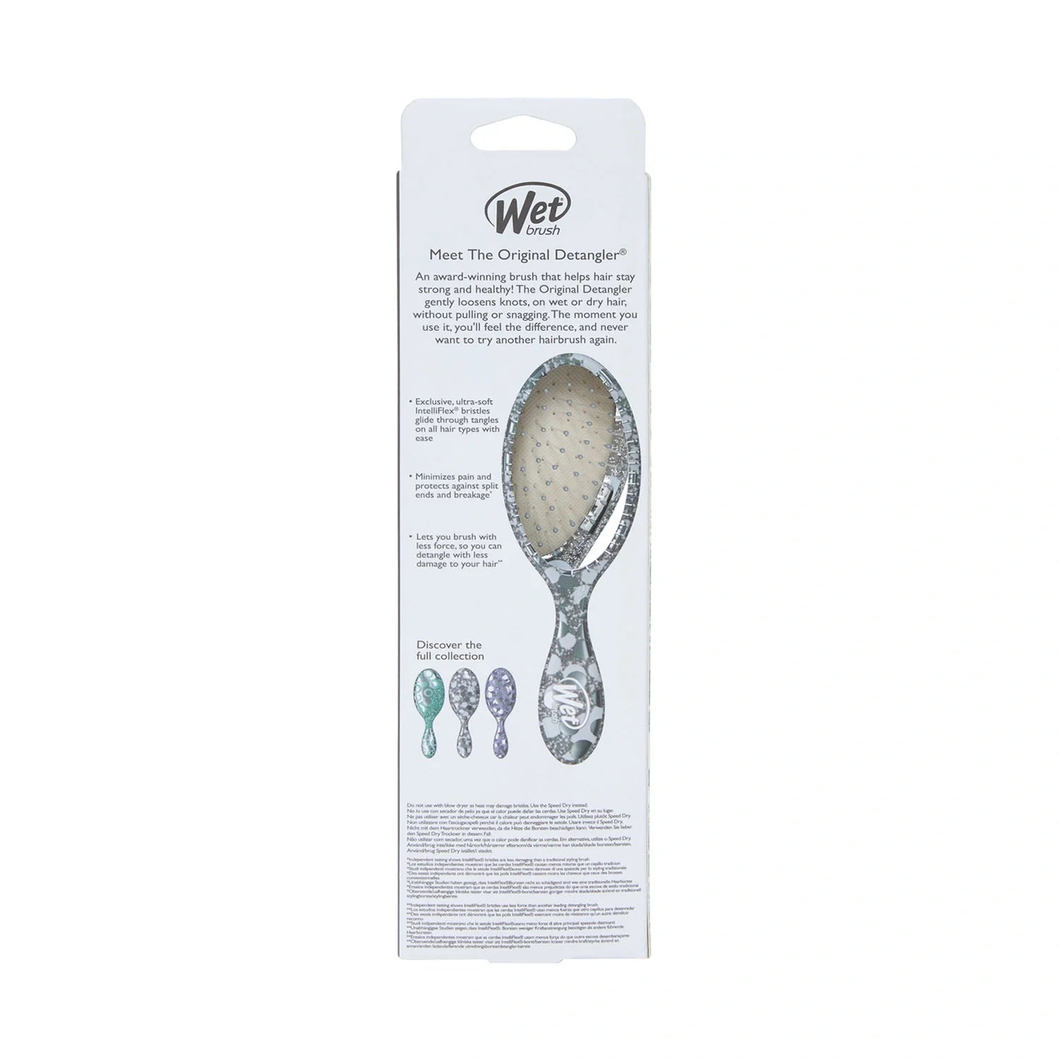 Wet Brush Groovy Disco Dolaşık Açıcı Saç Fırçası Gri