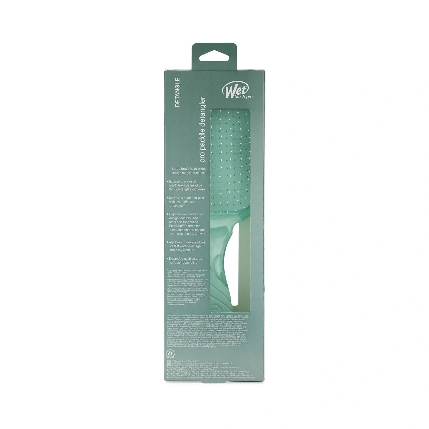 Wet Brush Pro Paddle Detangler Saç Fırçası Turkuaz