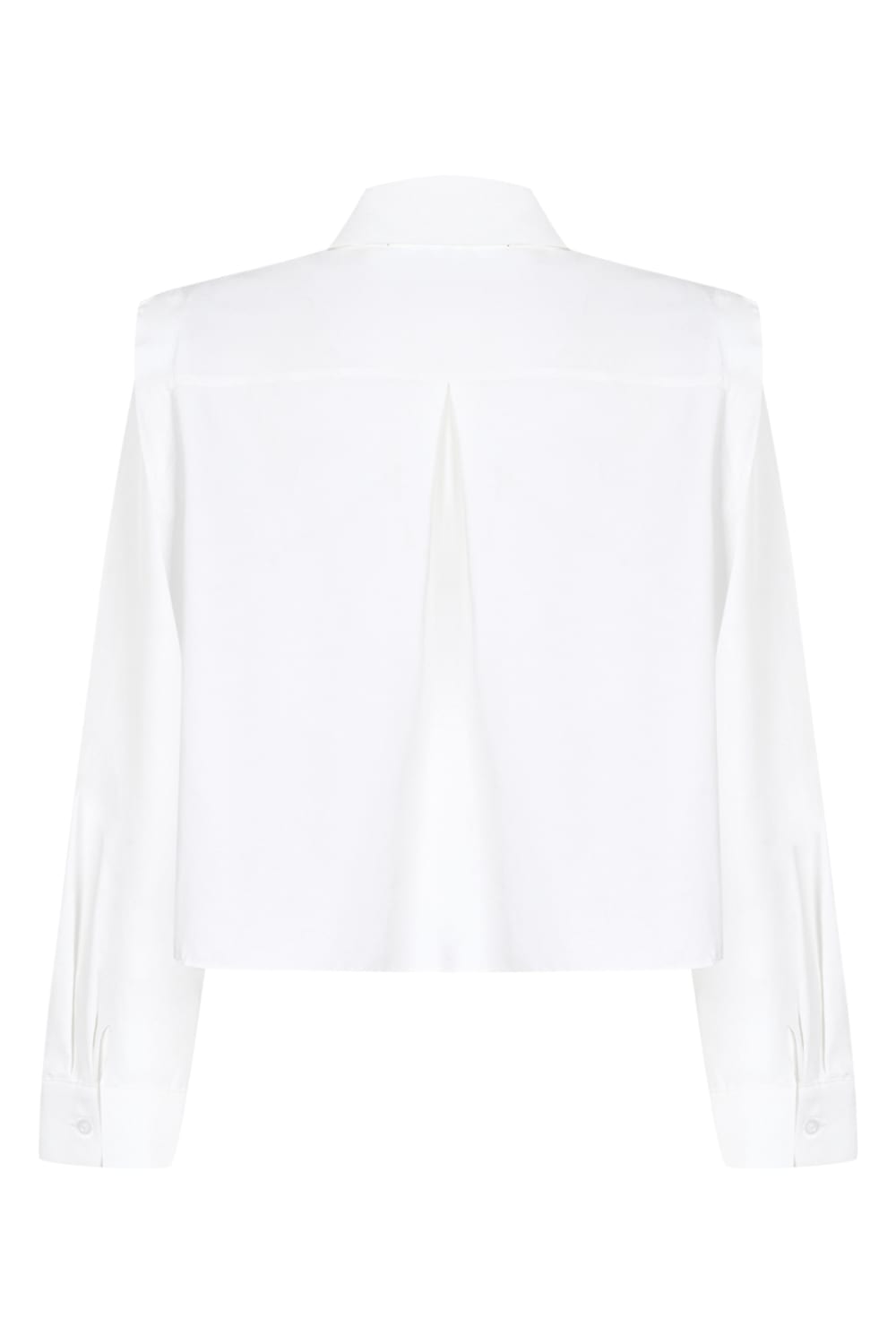 Wingcott-Beyaz Omuz Detaylı Taş İşlemeli Gömlek-Gömlek-2-Milagron.com