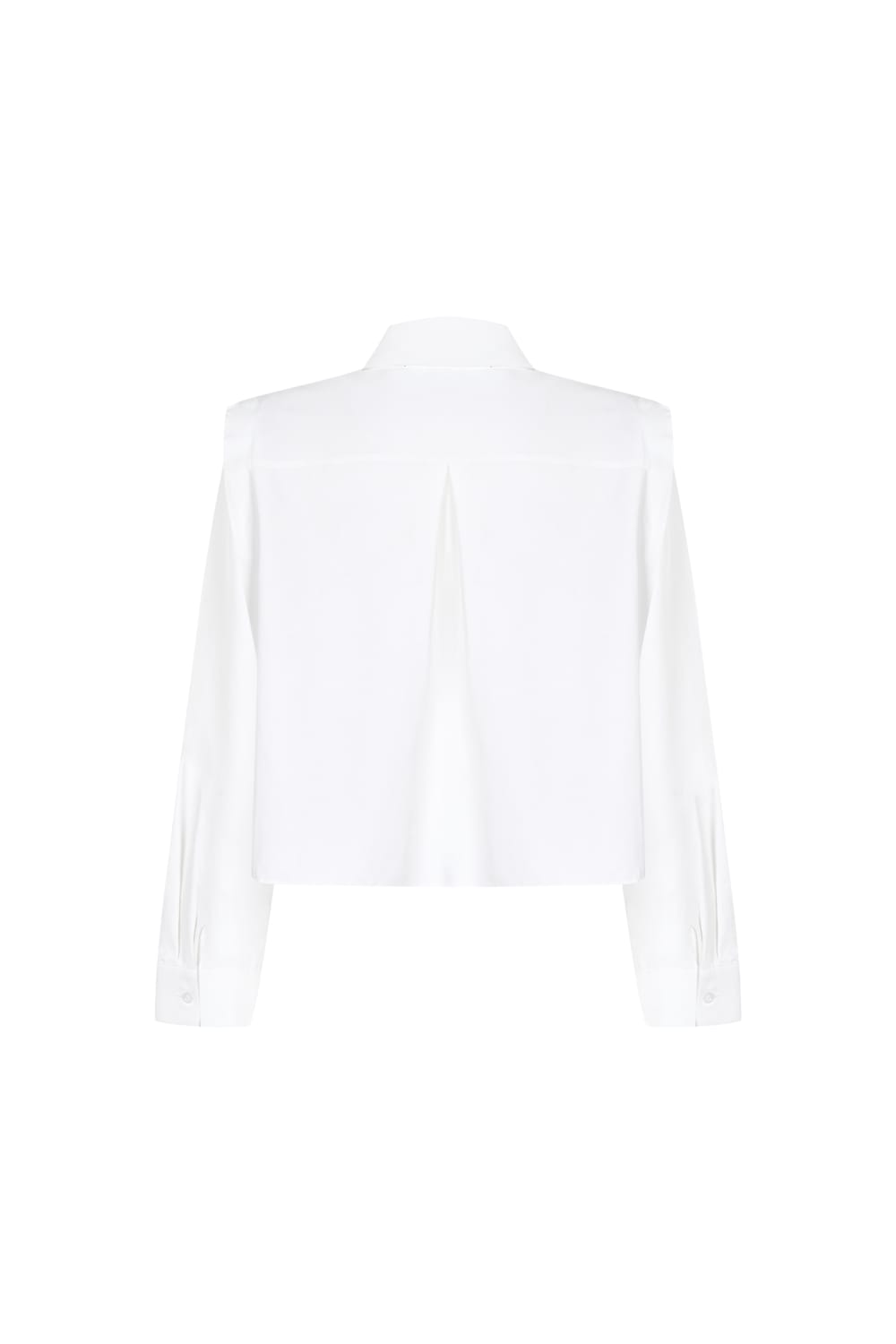 Wingcott-Beyaz Omuz Detaylı Taş İşlemeli Gömlek-Gömlek-3-Milagron.com