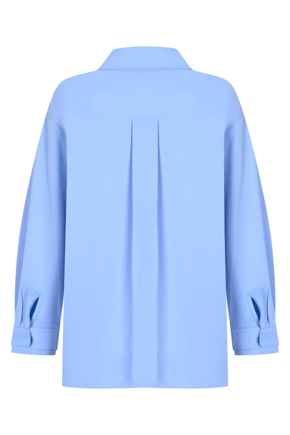 Wingcott-Mavi Çift Manşet Oversize Gömlek-Gömlek-2-Milagron.com