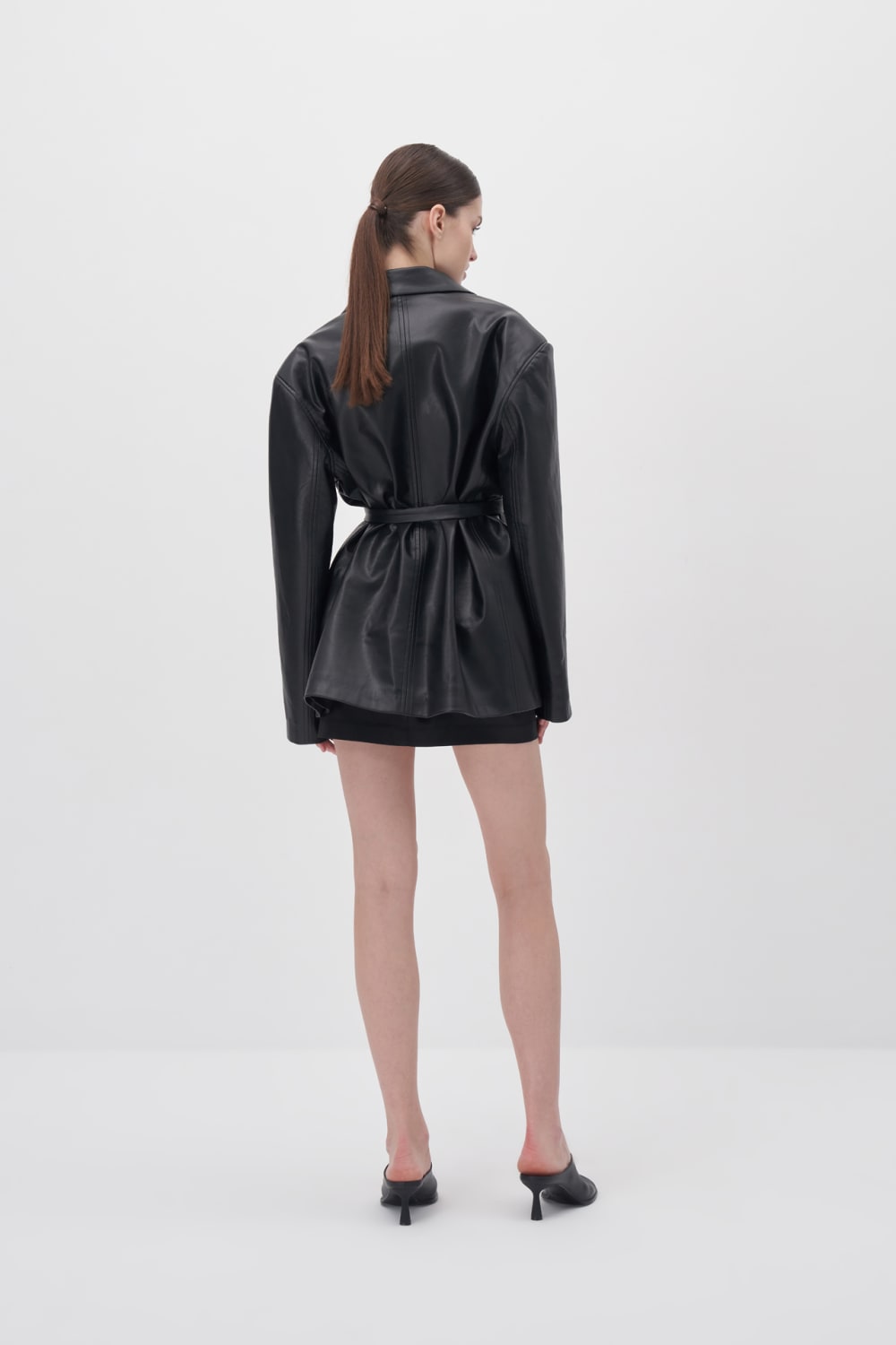 Wingcott-Oversize Kemer Detaylı Deri Ceket-Deri Mont-6-Milagron.com