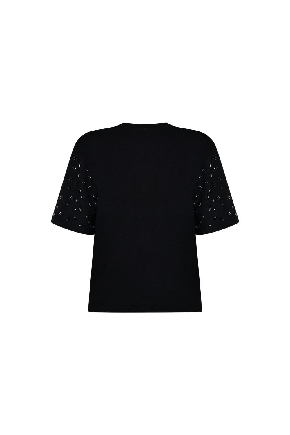 Wingcott-Siyah Vatkalı Yarım Kollu Tişört-T-Shirts-1-Milagron.com