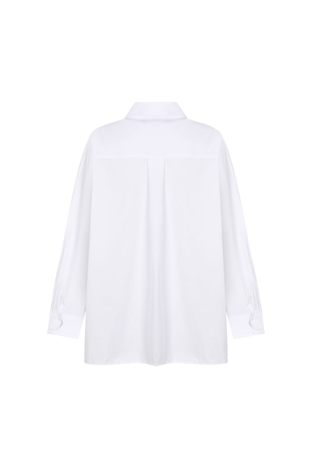 Wingcott-Taş İşlemeli Beyaz Oversize Gömlek-Gömlek-2-Milagron.com