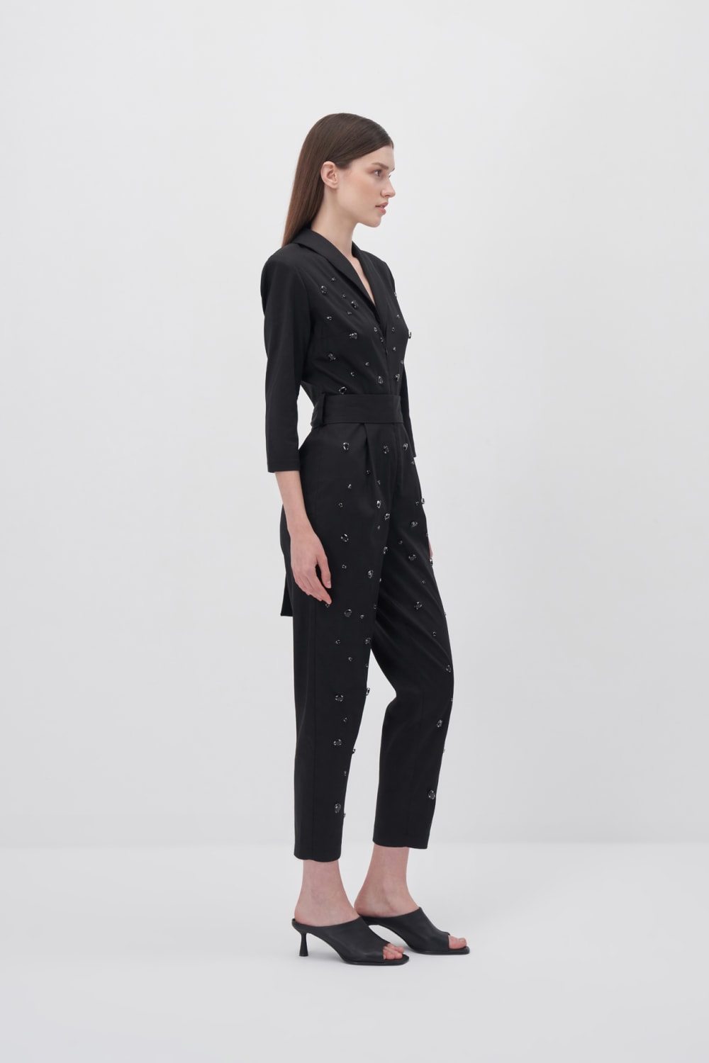 Wingcott-Taş İşlemeli Fermuar Detaylı Tulum-Tulum-3-Milagron.com