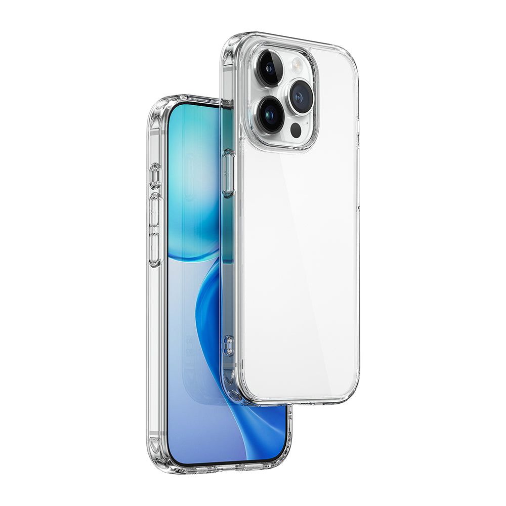 Iphone 15 Pro Wi-Ip001 3'Ü 1 Arada Kılıf Lens Ekran Koruyucu Koruma Seti
