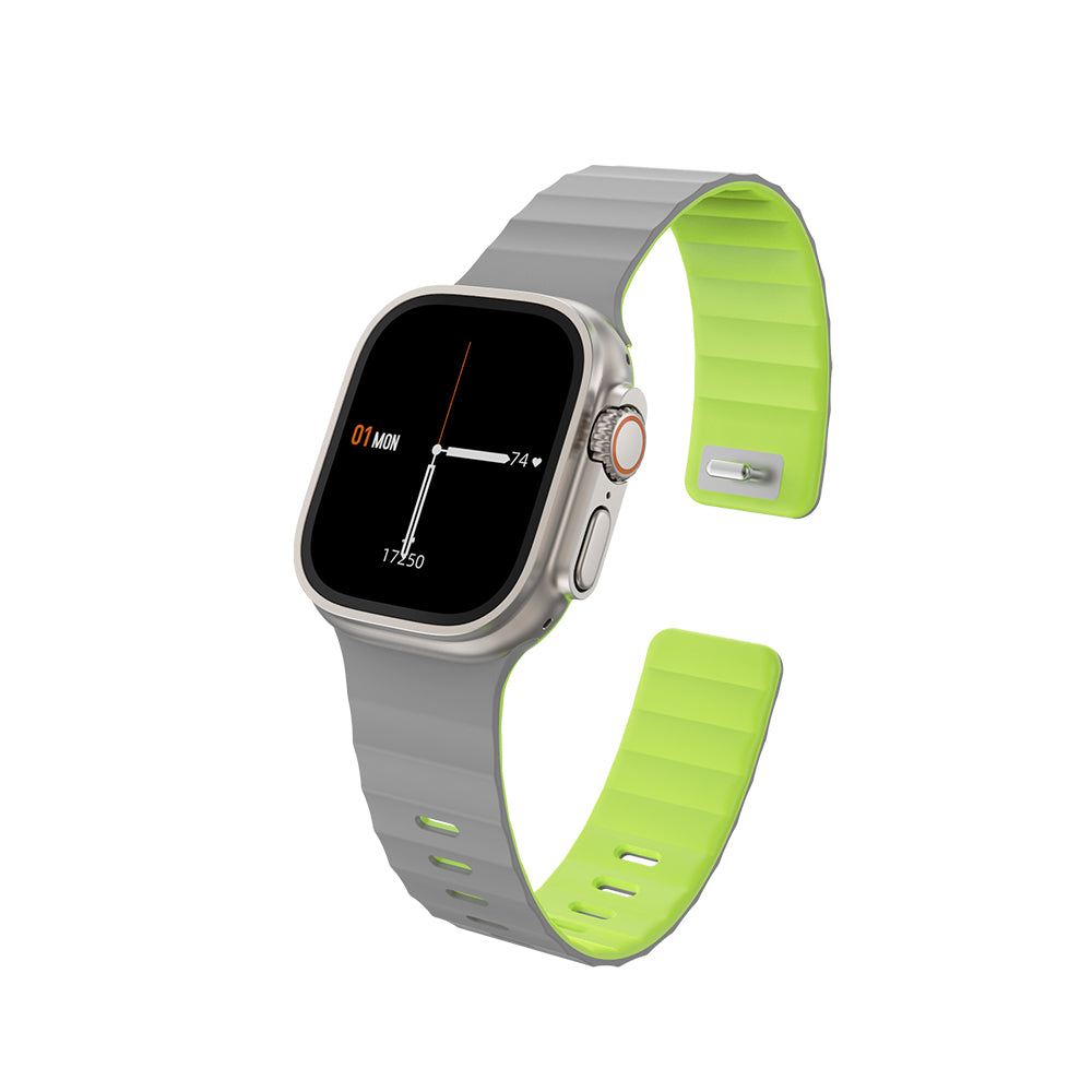 Mag Secur Apple Watch / Ultra Uyumlu Silikon Kordon