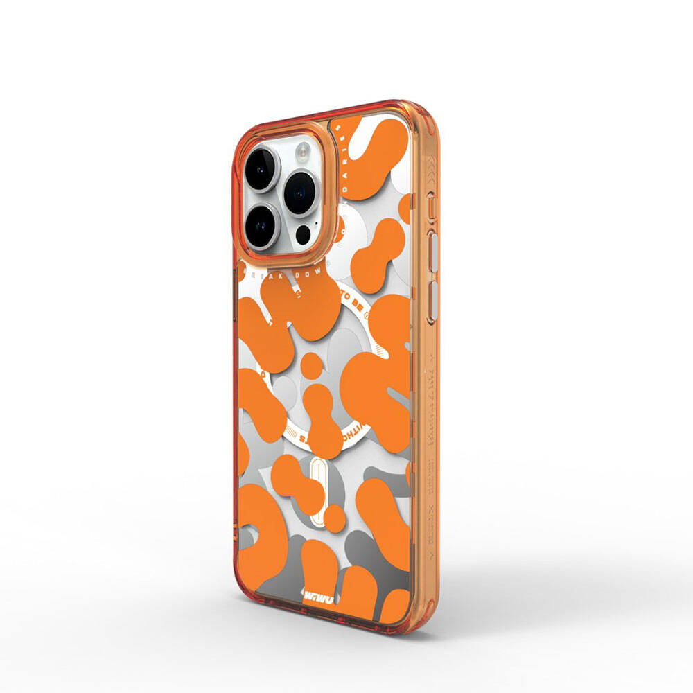 Fluorescent G Serisi Magsafe Uyumlu Boya Desenli Iphone 15 Pro Max Kılıf