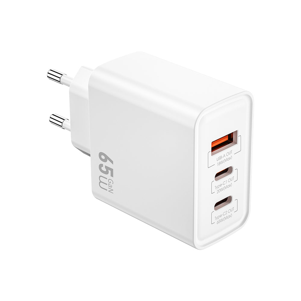 Wi-G005 Essen Serisi Gan Tech Pd Hızlı Şarj Özellikli Şarj Başlığı 65W