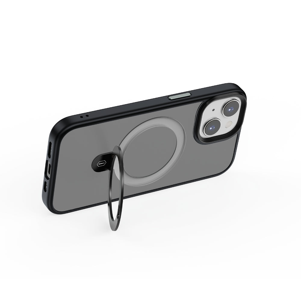 Zmm-010 Magsafe Uyumlu Mat Standlı Iphone 15 Plus Kılıf