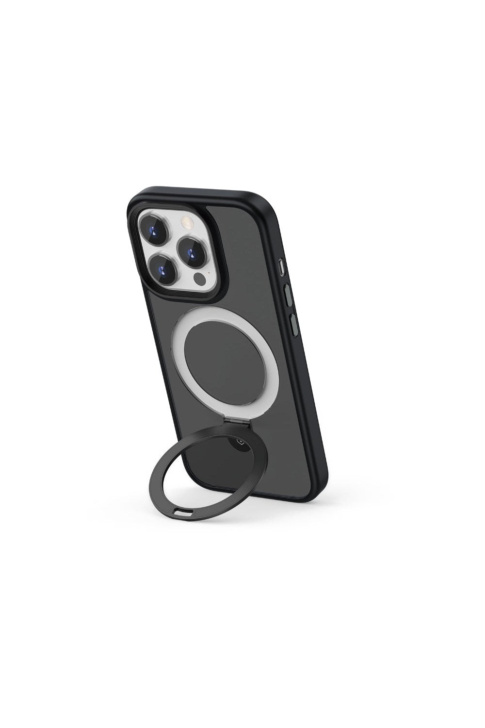 Iphone 15 Pro Uyumlu Magsafe Mat Standlı Kılıf - 7