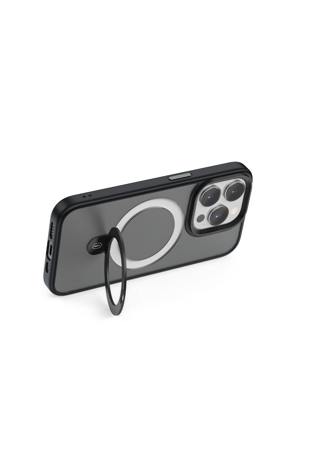 Iphone 15 Pro Uyumlu Magsafe Mat Standlı Kılıf - 8