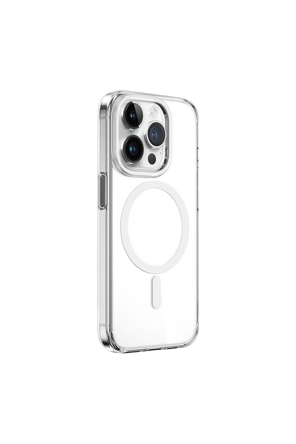 Iphone 15 Pro Uyumlu Magsafe Renkli Kamera Çerçeveli Şeffaf Kılıf - 2