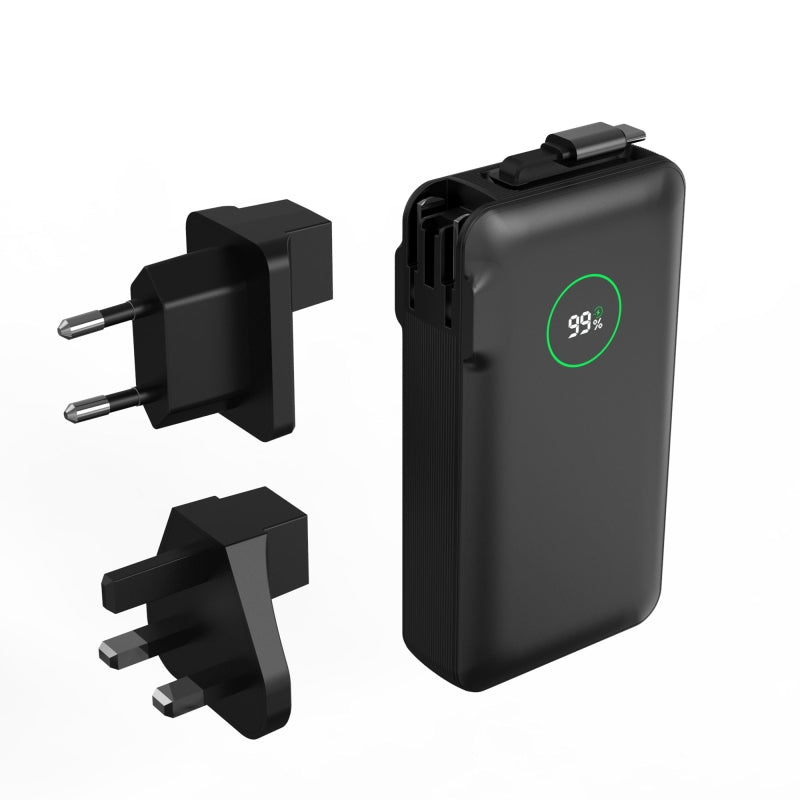Wi-P049 Noble Serisi Type-C Kablolu Powerbank Pd 35W 10000Mah