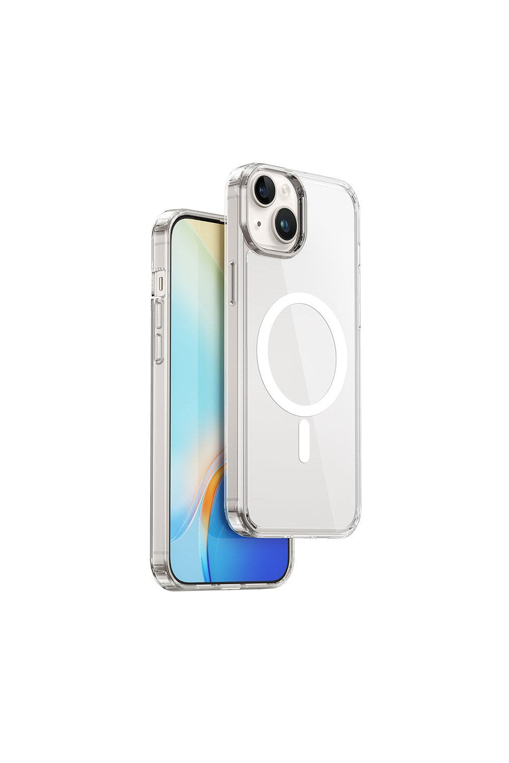 Magsafe Uyumlu Şeffaf Sert Telefon Kılıfı, Iphone 15 Plus - 5
