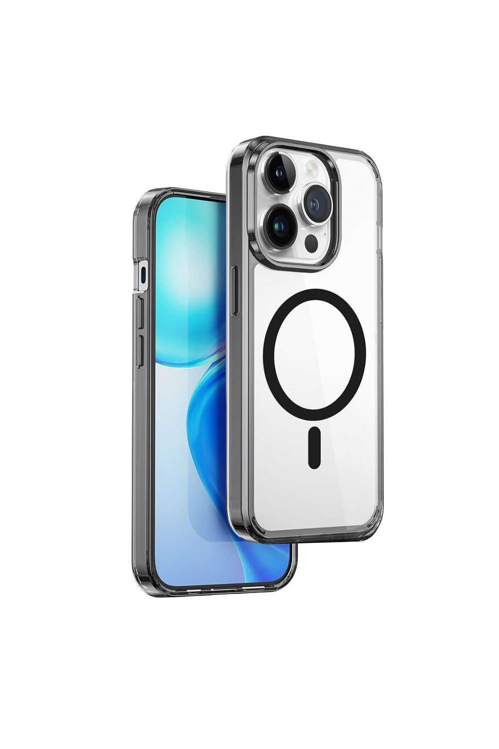 Magsafe Uyumlu Şeffaf Sert Telefon Kılıfı, Iphone 15 Pro Max - 5