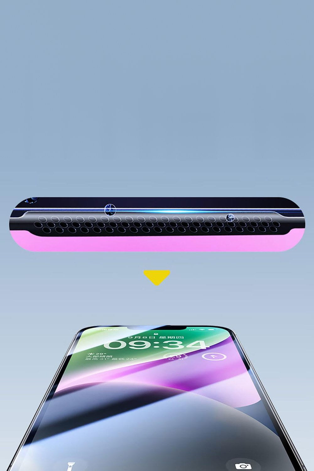 Mavi Işık Filtreli Parlama Önleyici Ekran Koruyucu, Iphone 13 Pro - 2