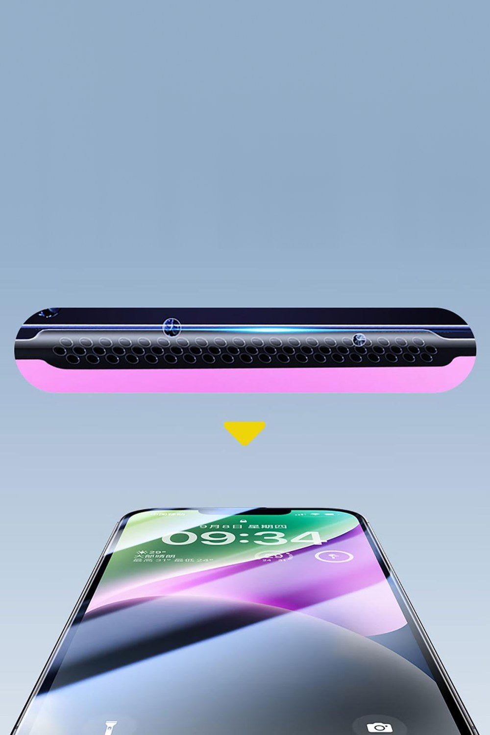 Mavi Işık Filtreli Parlama Önleyici Ekran Koruyucu, Iphone 14 Pro Max - 2