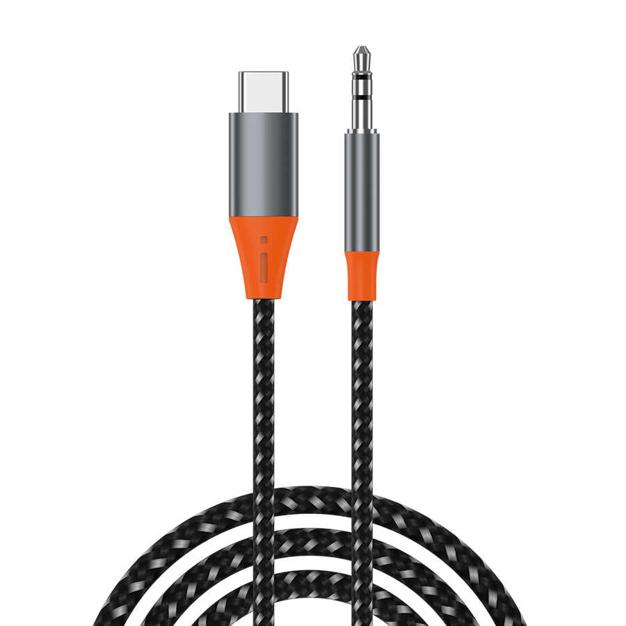 Yp07 Type-C To 3.5Mm Aux Ses Kablosu 1.2M