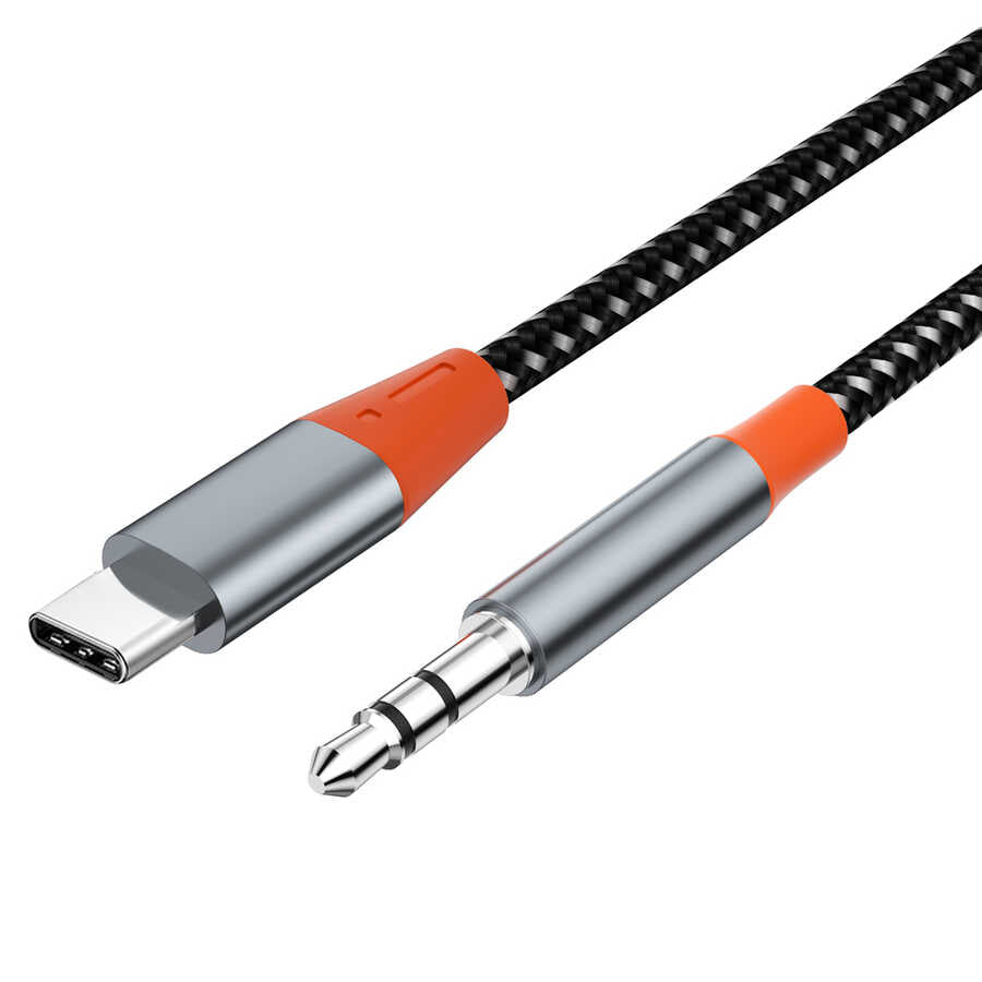 Yp07 Type-C To 3.5Mm Aux Ses Kablosu 1.2M